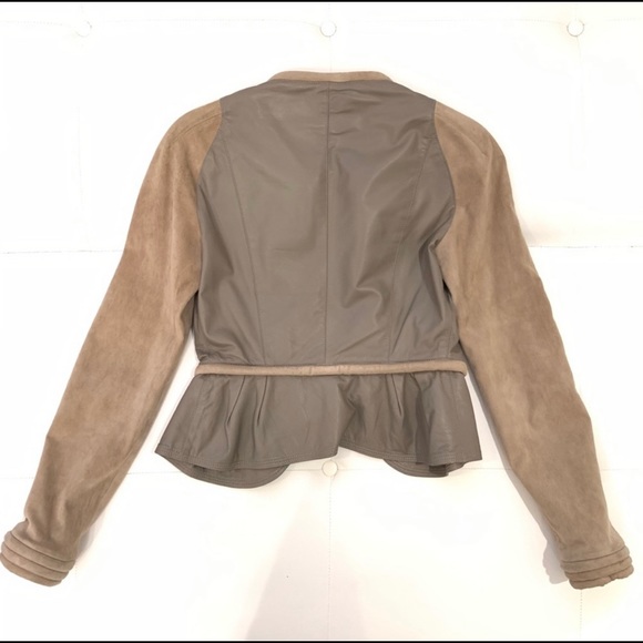 BURBERRY PRORSUM Leather Suede Jacket Sz 38 - Picture 5 of 6